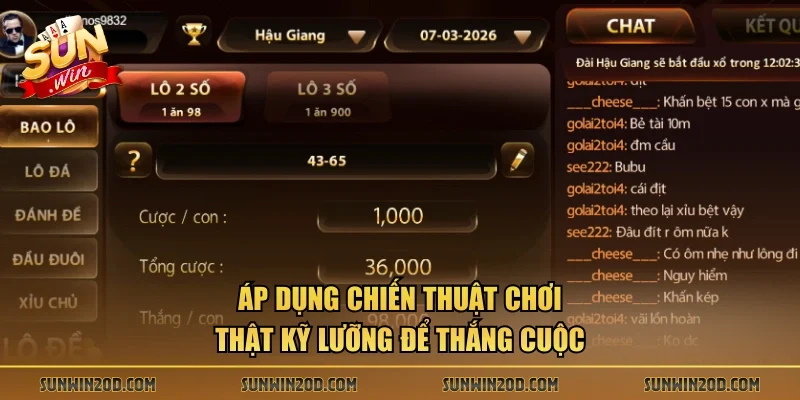Áp dụng chiến thuật chơi thật kỹ lưỡng để thắng cuộc