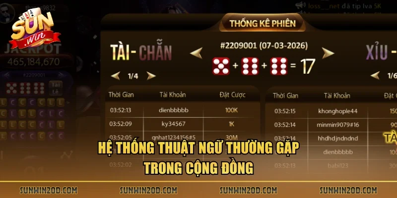 Hệ thống thuật ngữ thường gặp trong cộng đồng