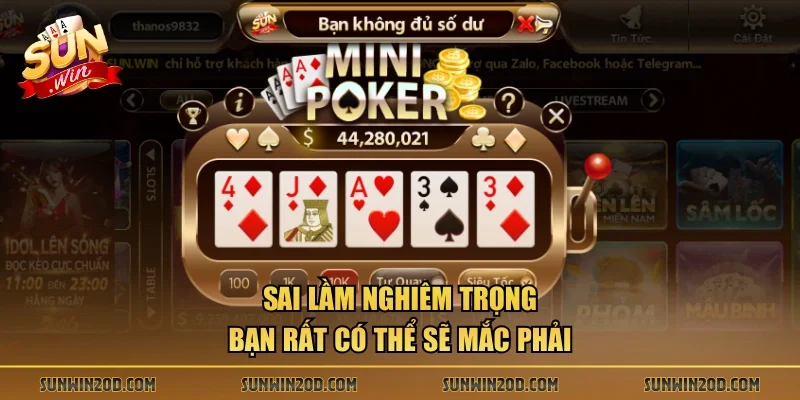 Sai lầm nghiêm trọng bạn rất có thể sẽ mắc phải